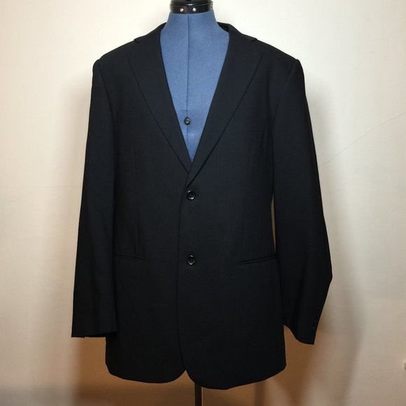 Emanuel Ungaro Black Wool Blazer 41R - Picture 1 of 6